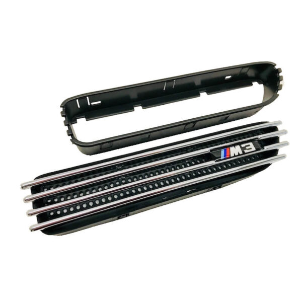 Πλαϊνές Γρίλιες Φτερών Τύπου Bmw 3 E46 Με Σήμα M3 Universal Για Όλα Τα Μοντέλα 2 Τεμάχια - Image 4