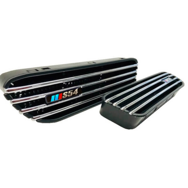 Πλαϊνές Γρίλιες Φτερών Τύπου Bmw 3 E46 Με Σήμα S54 Universal Για Όλα Τα Μοντέλα 2 Τεμάχια - Image 2
