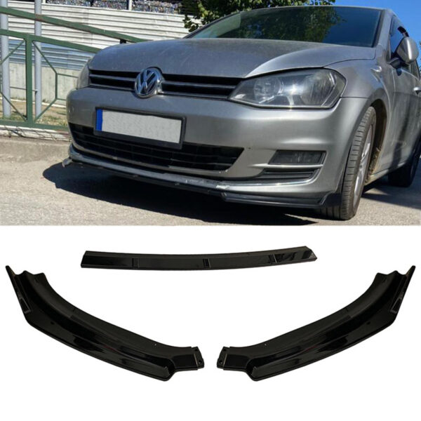 All in Point Μπροστινό Spoiler Για VW Golf VII (7) 12-17 Standard Έκδοση Μαύρο Χρώμα Από Abs Πλαστικό 3 Τεμάχια 0029538