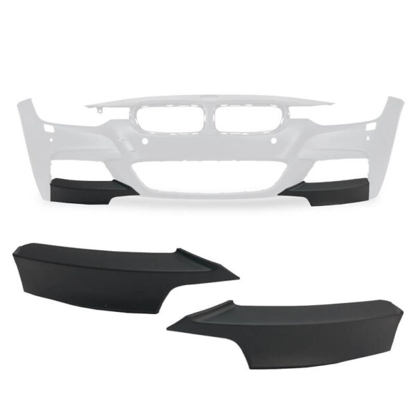 Μπροστινά Spoiler Δεξιά & Αριστερά Για Bmw 3 F30 / F31 2012-2017 M-Tech Από Abs Πλαστικό 2 Τεμάχια - Image 2