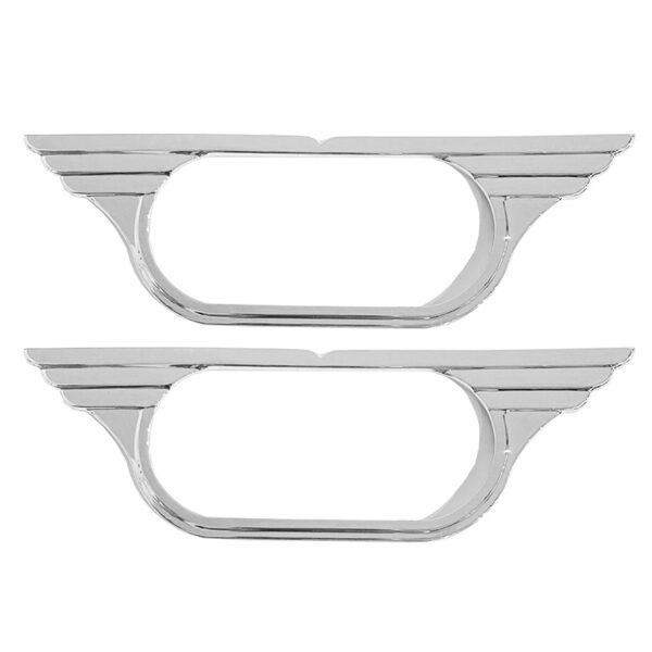 Διακοσμητικά Χρωμίου Για Πλαϊνά Φλας VW Golf IV (4) 98-04 2 Τεμάχια - Image 2