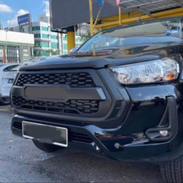 Μάσκα Για Toyota Hilux 21+ 4 Πορτο & 1,5 Cab Μαύρο Χρώμα - Image 6