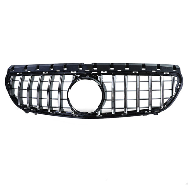 Μάσκα Για Mercedes-Benz B-Class W246 14-18 GT Amg Panamericana Look Μαύρο/Χρώμιο 1 Τεμάχιο - Image 2