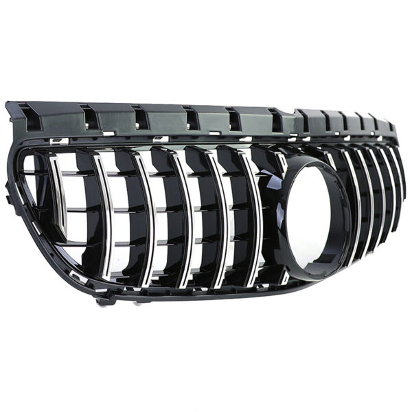 Μάσκα Για Mercedes-Benz B-Class W246 14-18 GT Amg Panamericana Look Μαύρο/Χρώμιο 1 Τεμάχιο - Image 3