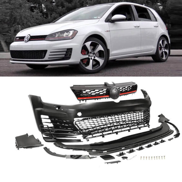All in Point Μπροστινός Προφυλακτήρας Για VW Golf VII (7) 13-17 GTI Look Σετ Με Μάσκα Χωρίς Προβολείς 0029831