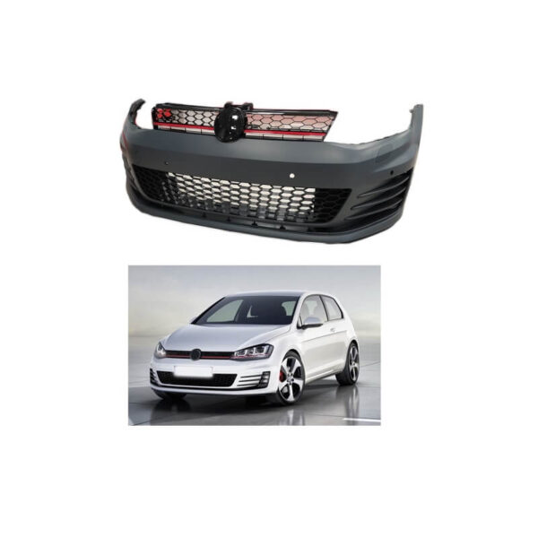 Μπροστινός Προφυλακτήρας Για VW Golf VII (7) 13-17 GTI Look Σετ Με Μάσκα Χωρίς Προβολείς - Image 2