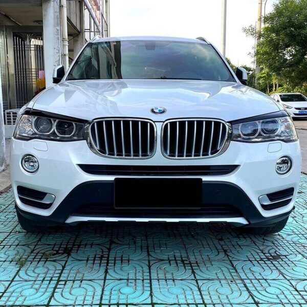 Φρυδάκια Μπροστινών Φαναριών Για Bmw X3 F25 LCI & X4 F26 2014-2017 Βαμμένα Μάυρο Γυαλιστερό Χρώμα 2 Τεμάχια - Image 2