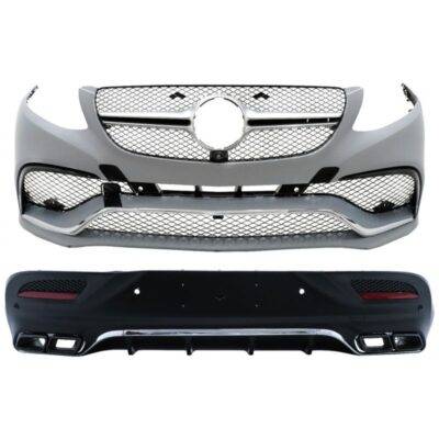 All in Point Body Kit Για Mercedes-Benz GLE Coupe C292 2015-2019 GLE63 Amg Look For Amg Sport Line Version Bumpers Set Με Μάσκα & Μαύρες Μπούκες 0029985