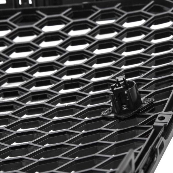 Μάσκα Για Audi A5 11-16 8T/8F RS-Look Κυψελωτή Γυαλιστερό Μαύρο 1 Τεμάχιο - Image 6