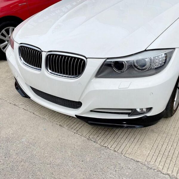 Μπροστινά Spoiler Δεξιά & Αριστερά Για Bmw 3 E90/E91 LCI 08-11 Με Απλή Έκδοση Προφυλακτήρα Γυαλιστερό Μαύρο Από Abs Πλαστικό 2 Τεμάχια - Image 3