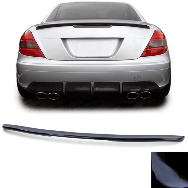 All in Point Αεροτομή Πορτ Παγκάζ Για Mercedes-Benz SLK R171 04-10 Amg Look Lipspoiler Από Abs Πλαστικό Βαμμένη Γυαλιστερό Μαύρο 0030338