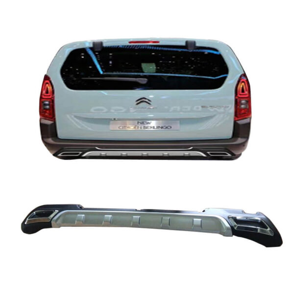 Skid Plates Προφυλακτήρων Body kit Για Εμπρός Και Πίσω Προφυλακτήρα Για Citroen Berlingo 2018+ 2 Τεμάχια - Image 3