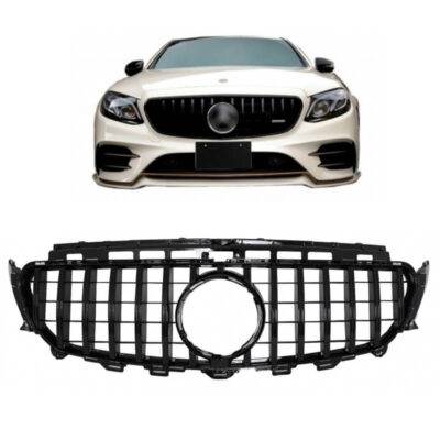 All in Point Μάσκα Για Mercedes-Benz E-Class W213 16-19 GT Amg Panamericana Look Μαύρο Γυαλιστερό 1 Τεμάχιο 0030875