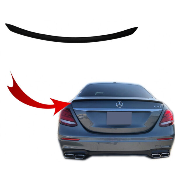 All in Point Αεροτομή Πορτ Παγκάζ Για Mercedes-Benz E-Class W213 16+ Πλαστική Μαύρη Ματ 0030878