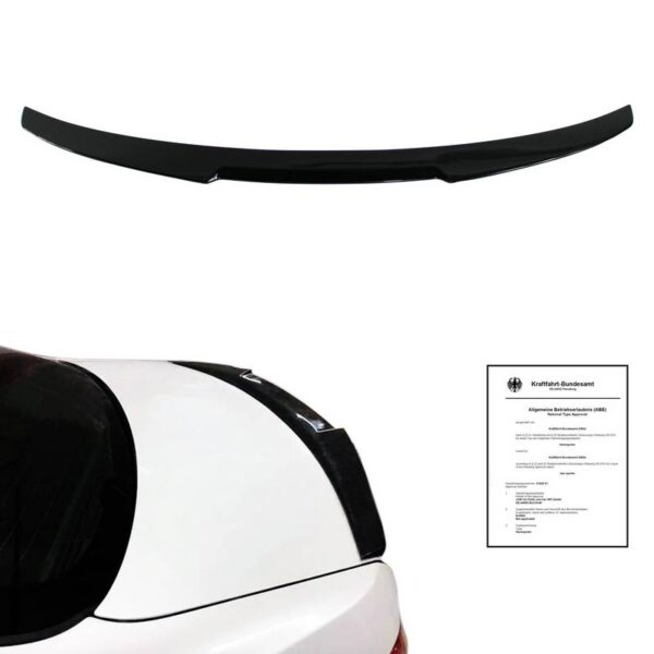 All in Point Αεροτομή Πορτ Παγκάζ Για Bmw 3 E92 05-11 M4 Look Lipspoiler Από Abs Πλαστικό Μάυρη Γυαλιστερή 0030882