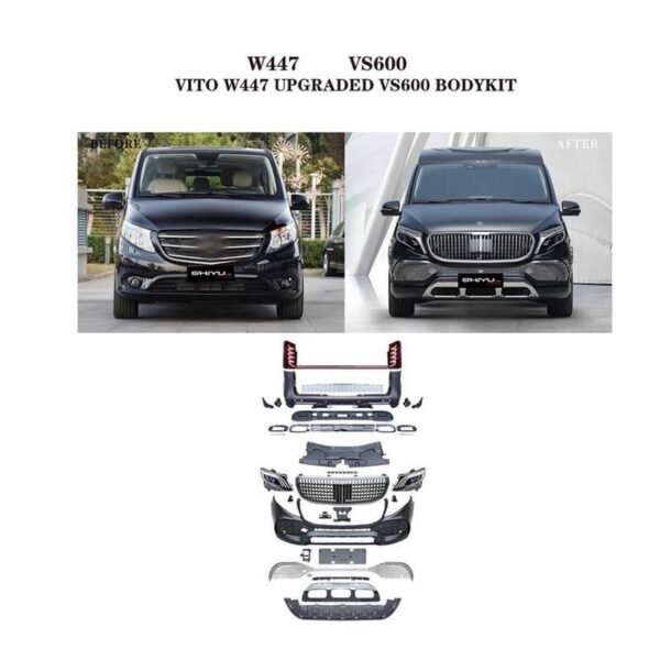 All in Point Body Kit Για Mercedes-Benz Vito W447 16-21 Maybach VS600 Look Με Μάσκα & Φανάρια 0031150