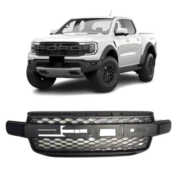 All in Point Μάσκα Για Ford Ranger T9 2022+ XLT / Sport / Wild Trak Raptor Type Μαύρο Ματ 0031334