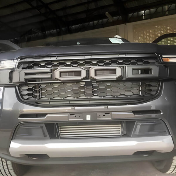 Μάσκα Για Ford Ranger T9 2022+ XLT / Sport / Wild Trak Raptor Type Μαύρο Ματ - Image 4