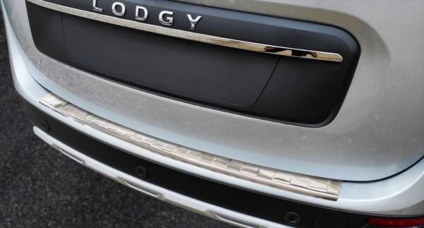 Προστατευτικό Πίσω Προφυλακτήρα Για Dacia Lodgy 2012-2017 & 2017+ Από Ανοξείδωτο Ατσάλι (Steel) - Image 3