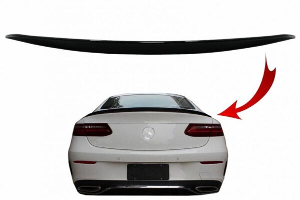 All in Point Αεροτομή Πορτ Παγκάζ Για Mercedes-Benz E-Class C238 Coupe 2016+ Abs Πλαστικό Γυαλιστερή Μαύρη 0031421