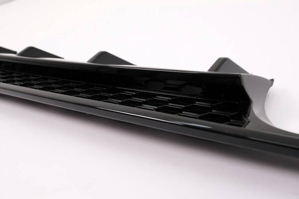 Diffuser Πίσω Προφυλακτήρα Για VW Golf VII (7.5) 17-20 Facelift R-Look Μαύρο Γυαλιστερό - Image 4