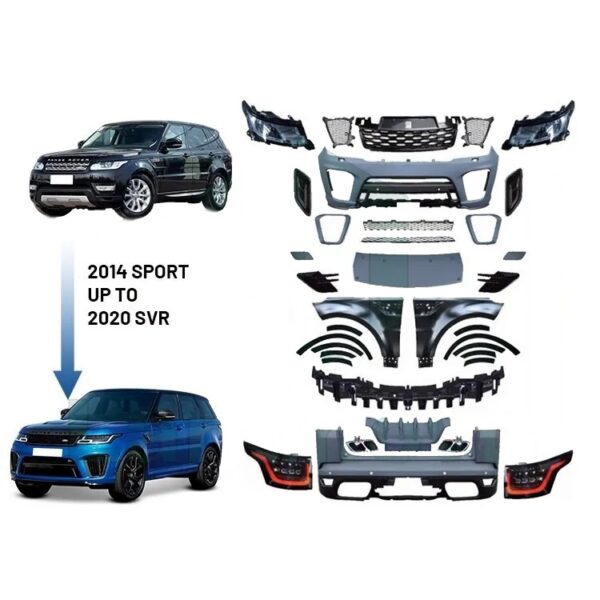 All in Point Body Kit Για Land Rover Range Rover Sport L494 2014-2017 Upgrade To 2018+ SVR Look 0031814