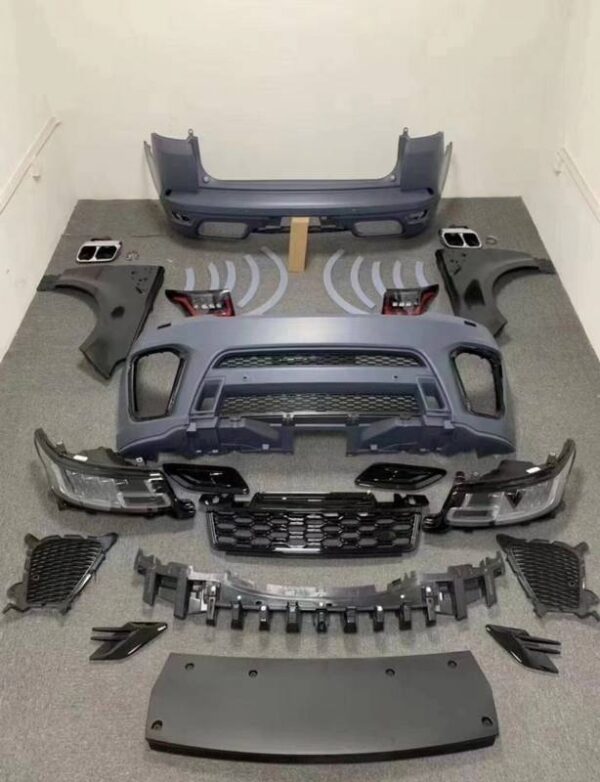 Body Kit Για Land Rover Range Rover Sport L494 2014-2017 Upgrade To 2018+ SVR Look - Image 3