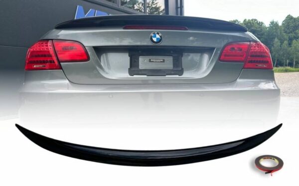 Αεροτομή Πορτ Παγκάζ Για Bmw 3 E93 05-11 Cabrio M-Performance Look Lipspoiler Από Abs Πλαστικό Μαύρη Γυαλιστερή - Image 2