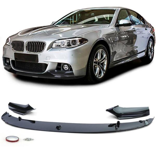 All in Point Μπροστινό Spoiler Για Bmw 5 F10 / F11 2010-2013 M-Tech Μαύρο Γυαλιστερο Από Abs Πλαστικό 1 Τεμάχιο 0031997