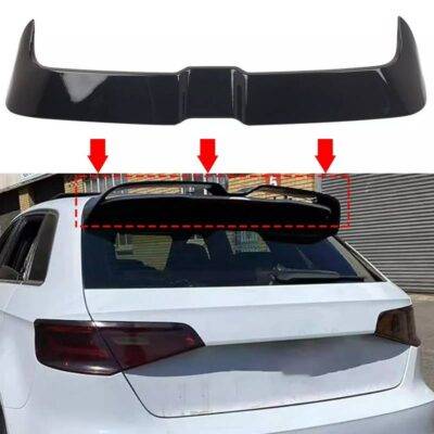 All in Point Αεροτομή Οροφής Για Audi A3 8V Hatchback 12-20 Oettinger Look Μαύρο Γυαλιστερό Από Abs Πλαστικό 0032007