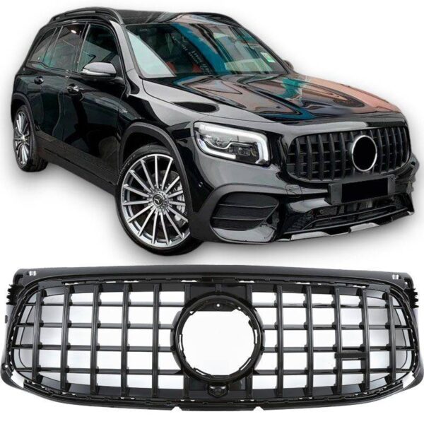 All in Point Μάσκα Για Mercedes-Benz GLB X247 19-23 Amg Line Panamericana Look Glossy Black/Night Package 0032217