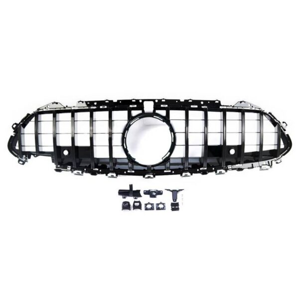 All in Point Μάσκα Για Mercedes-Benz CLS C257 / X257 2018-2023 GT Amg Panamericana Look Μαύρη Γυαλιστερή 1 Τεμάχιο 0032449