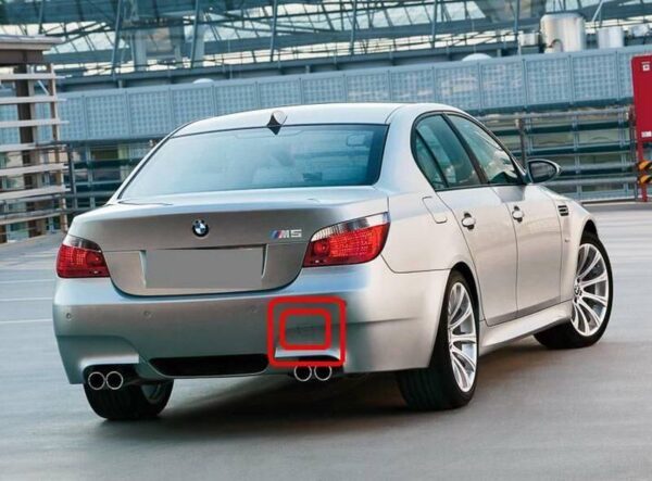 Κάλυμμα Γάντζου Ρυμούλκησης Πίσω Για Bmw 5 E60+LCI Rr. -///M5- 2002-09 51127898121 1 Τεμάχιο - Image 2