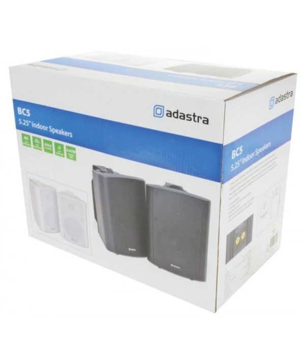 Adastra BC5-W Επιτοίχια Ηχεία 5.25" 45W RMS Λευκά (Ζεύγος) - Image 2