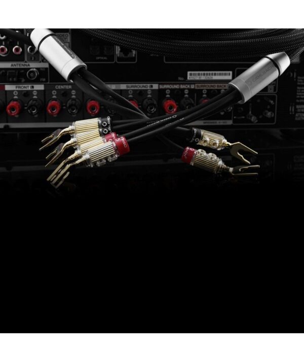 Oehlbach XXL Fusion Four Υψηλής Ποιότητας HPOCC® Καλώδιο Ηχείων για Bi-Wiring με Διχάλες 2m Black (Ζεύγος) - Image 2