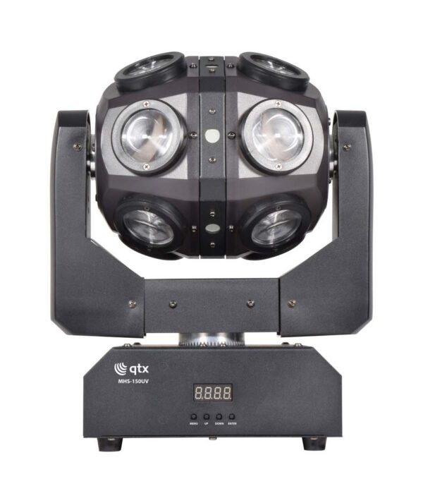 Qtx Orbital Κινούμενη Περιστροφική Κεφαλή U/V LED 150W (Τεμάχιο) - Image 3