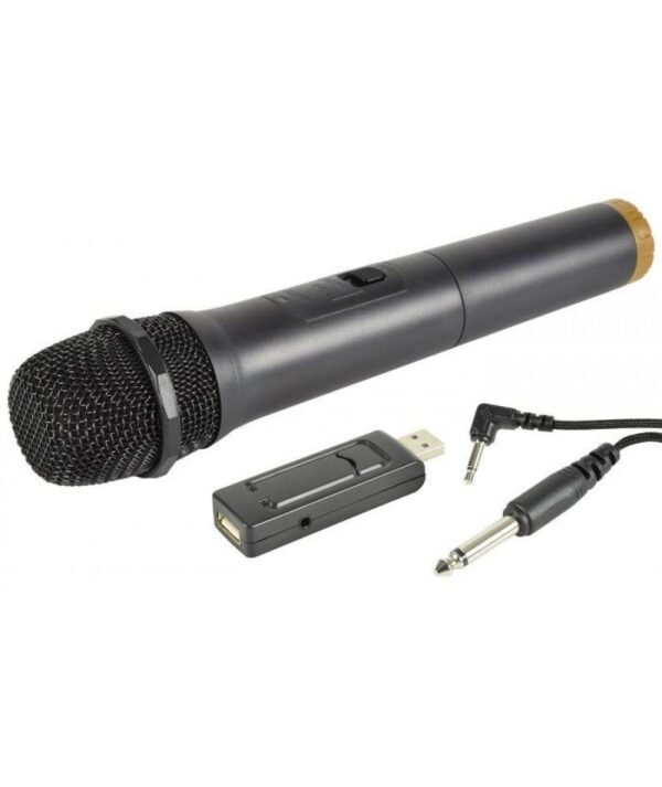 Qtx U-MIC-863.2 Ασύρματο Δυναμικό Μικρόφωνο Χειρός UHF και USB (Σετ) - Image 2