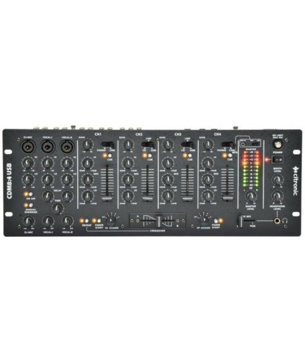 Citronic CDM8:4 USB Μίκτης DJ 4 καναλιών με USB (Τεμάχιο) - Image 2