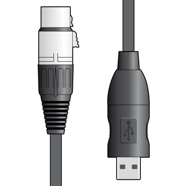 Chord XLRF-USB2 Καλώδιο Ήχου XLR - USB-A 3m (Τεμάχιο) - Image 2