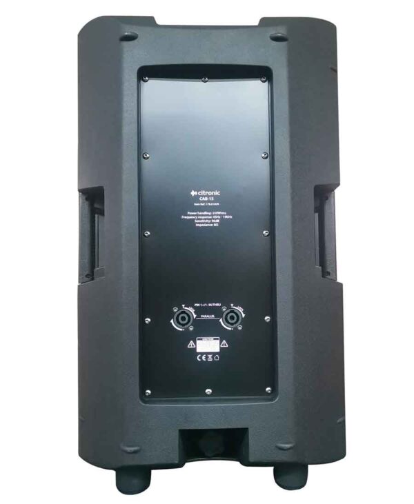 Citronic CAB-12 Παθητικό Ηχείο 2 δρόμων της σειράς CAB 12" 300W RMS Μαύρο (Τεμάχιο) - Image 2