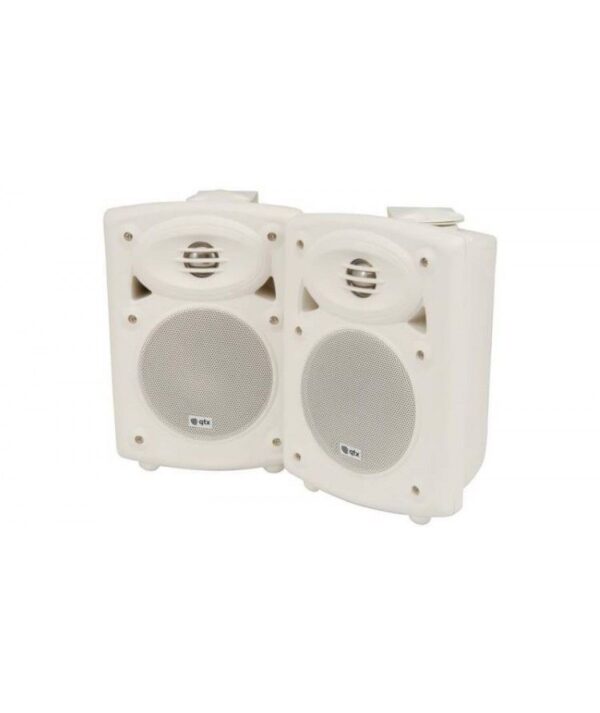 All in point Κολωνου 1 Περιστερι - Qtx QR5W Ενεργά Ηχεία 5.25" 2x20W RMS Λευκά (Ζεύγος) QR5W