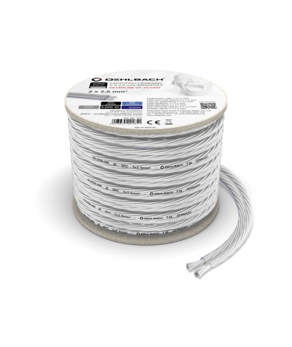 All in point Κολωνου 1 Περιστερι - Oehlbach Silverline SP-25 Επαργυρωμένο Καλώδιο Ηχείων 2 x 2.5 mm² 30m (Τεμάχιο) D1C187