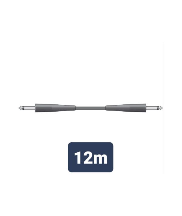 All in point Κολωνου 1 Περιστερι - SPJ-J1200 Καλώδιο Ηχείου 6.3mm Mono Jack Plug - 6.3mm Mono Jack Plug 12m (Τεμάχιο) SPJ-J1200