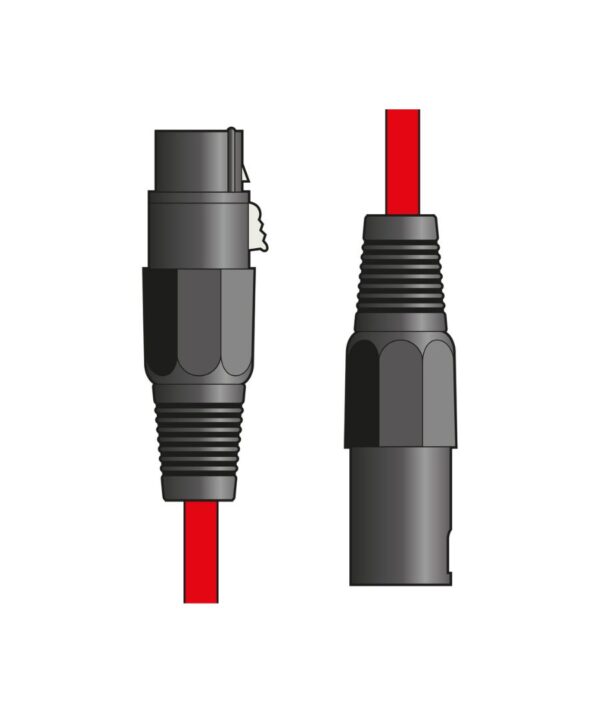 XF-XM1200RD Καλώδιο Μικροφώνου XLR Female - XLR Male 12m Κόκκινο (Τεμάχιο) - Image 2
