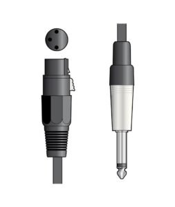 3mm Mono Jack Plug 1.5m (Τεμάχιο) XF-M6J150BK