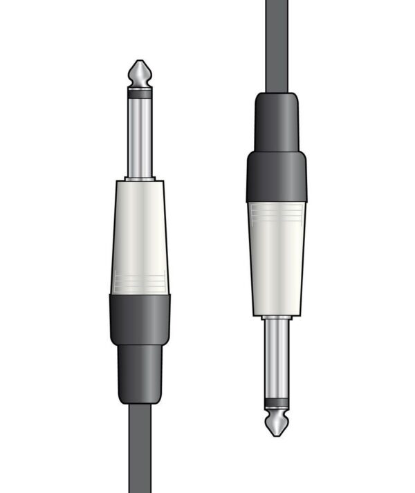 Qtx 190.141UK Καλώδιο Κιθάρας 6.3mm Mono Jack - 6.3mm Mono Jack 3m (Τεμάχιο) - Image 2