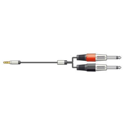 All in point Κολωνου 1 Περιστερι - Citronic S3J-26J150 Καλώδιo Ήχου 3.5mm Stereo Jack Plug - 2 x 6.3mm Mono Jack Plugs 1