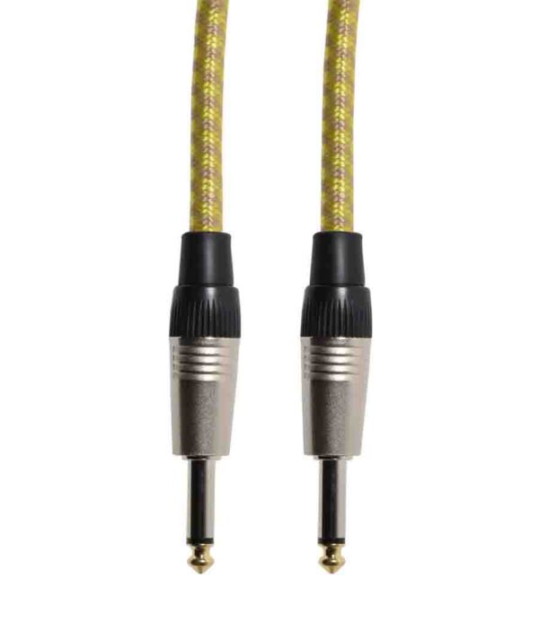 All in point Κολωνου 1 Περιστερι - Citronic 190.373UK Κλασικό Ρετρό Πλεκτό Καλώδιο Κιθάρας 3m Γκρί/Χρυσό (Τεμάχιο) 5015972221471