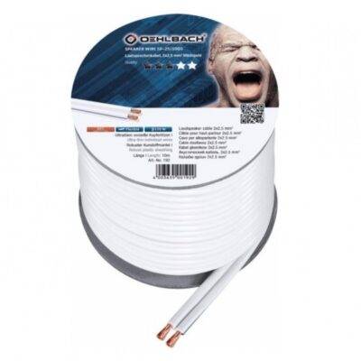 All in point Κολωνου 1 Περιστερι - Oehlbach Speaker Wire SP-25 Καλώδιο Ηχείων 2 x 2.5 mm² 10m White (Τεμάχιο) D1C192