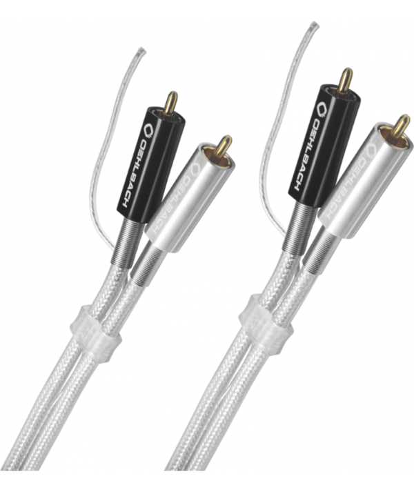 All in point Κολωνου 1 Περιστερι - Oehlbach Silver Express Plus Phono NF Audio Διπλό Καλώδιο RCA για πικαπ με Γείωση 2m (Τεμάχιο) D1C2603